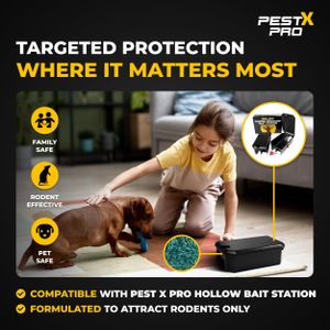 Pest X Pro Rat Killer 6-Pack – Rodent Control Bait