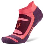 Balega Blister Resist Performance No Show Athletic Running Socks for Men and Women (1 Pair), Pink/Purple, Large