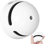 10-Year Battery Smoke Detector for Home | 85dB Fire Alarm, Military-Grade Photoelectric Sensor Reduces 70% False Alarms | Passed CE/ULC Tests | Easy Install (Adhesive/Screws) (1)