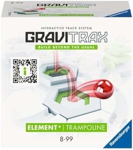 Ravensburger GraviTrax Element Trampolin - Zubehör für das Kugelbahnsystem. Kombinierbar mit Allen GraviTrax Produktlinien, Starter-Sets, Extensions und Elements, Konstruktionsspielzeug ab 8 Jahren