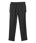 Women’s Open Back Adaptive Wheelchair Gabardine Pants for Seniors - Black 3XL