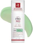 EltaMD UV Skin Recovery Green Tint All Mineral, Redness Reduction, Sensitive Skin Face Sunscreen SPF 50