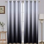 SimpleHome 84 Inch Long Ombre Black