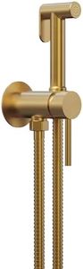 GRANDJOY Handheld Bidet Sprayer for Toilet, Wall Mount, Brushed Gold
