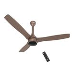 Orient Electric Newly Launched 1200 mm Aeon BLDC PRO, Anti-Dust Designer Ceiling fan with Remote & 5 yrs Warranty by Orient, Boost mode for Quick Cooling & High Air Delivery - Tangerine Brown