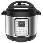 Instant Pot 9-in-1 Duo Plus 5.7L Electric Pressure Cooker. 15 Smart Programmes, Pressure Cooker, Rice Cooker, Slow Cooker, Steamer, Sauté Pan, Sous Vide, Soup/Broth, Bean/Grain, Meat/Stew, Cake Maker