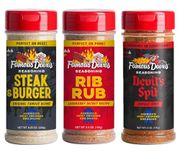 Famous Dave's Seasoning Variety Bundle - 3 pck, Steak & Burger, Rib Rub & Devil's Spit (19.75 oz.)