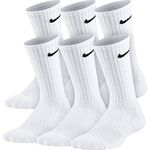 Nike Kids' Everyday Cushion Crew Socks (6 Pairs)