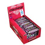 Mini and Big Flapjacks Pack - Chia Seeds - Energy Bar - Healthy Snack Bar - Bars - Running, Gym and Cycling Energy - No Nuts - Nut Free - Lunchbox Snack (Berry No Added Sugar, 18 x 30g)