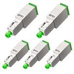 5Pcs SC Fiber Attenuator 10dB, SC/APC Singlemode Fixed Fiber Optic Attenuator Male-Female