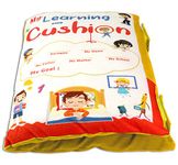 Keshav Creation Cotton Kids Abcd Learning Toys Cushion Best For Birthday Gift, Gold Colour Kids Learning Cushion Book (Gold)