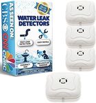 Water Leak Detector - 95 Db Flood Detection Alarm Sensor for Bathrooms, Basements, and Kitchens by Mindful Design