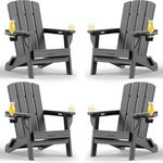 SUUNYN Folding Adirondack Chair 4 P