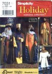 Simplicity 7031 Sewing Pattern Mens Nativity Costumes Large - Extra Large