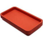 Saucer Plant Drip Trays for Small Pots, Plastic Rectangle Drip Pans (31.5 x 16.5 cm, 8-Pack)