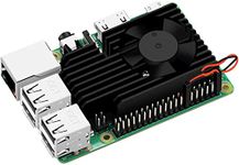 REES52 Compatible with Raspberry Pi Pi 4 Fan Heasink, rpi Pi Aluminum Heatsink Cooling Kit for Compatible with Raspberry Pi 4B/3B/3B+ (B Plus)