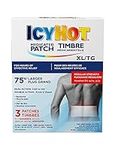 Icy Hot Medicated XL Pain Patch, Large Patches for Temporary Arthritis, Lumbago, Backache and Muscle Pain Relief, Menthol 5%, 3 Count