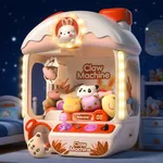 cossy Claw Machine for Kids,Large Rabbit Toy Claw Machine,Mini Arcade Claw Machines with Sound Lights,360° Crystal Joystick,Fidget Toys and Surprise Eggs,Birthday Gifts for Girls Boys