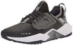 PUMA Men's Gs.One Golf Shoe, Black/Quiet Shade Black, 9.5