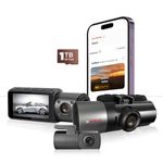 CP PLUS True 4K Dashcam for Car with Built-in GPS | 8MP Front, Cabin & Rear (3 CH) Dash Cam | Sony Starvis | 2.5" Display | WDR Night Vision | 139° Wide View Angle | Support SD Card upto 1TB | CP-F86C