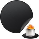 Rumlick 48" Fire Pit Mat for Solo Stove Yukon, Round Fireproof Under Grill Mats for Outdoor Grill, Portable Camping Stove Mat for Solo Stove Accessories