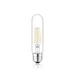 NOVELUX 5 Inch 3000K Edison Bulbs Amber Dimmable,Vintage Style Decorative Antique Light Bulb,T10 Long Tubular Light Bulbs,T9 6W E26 LED Bulb 60 Watt for Wall Sconces,Rustic Pendant(1 Pack)