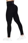 Sunzel Scrunch Gym Leggings for Women Butt Lifting Yoga Workout Pants 7/8 High Waisted Seamless Athletic Leggings