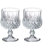 Patrani Fashion | Allegra Crystal Brandy Glass, Red Wine Glass Set of 2, 190 ML Sherry, Brandy, Cognac, Snifter Glasses, Handcrafted, Crystal Glass for Spirits, Drinks, Bourbon, Cocktail Drinks