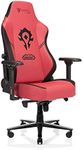 Secretlab Titan 2020 Horde Gaming Chair - Reclining - Ergonomic - Comfortable Computer Chair with 4D Armrests - Headrest & Lumbar Support - Red/Black - Leatherette