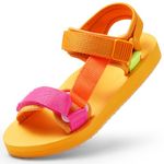 Harvest Land Girl Sandals Kids Summer Lightweight Outdoor Sandals Shoes