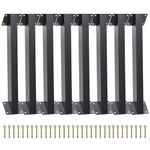 Grehitk 8PC 45 Degree Angle Support Bracket, Pergola Kit Heavy Duty Connector Brace Bracket Kit for Pergolas for for Gazebos Patio Pergolas Log Cabin Elevated Wood Stand Kit