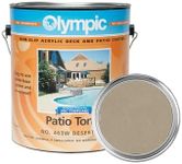 Olympic Patio Tones - Desert Sun - 1 Gallon - Non-slip acrylic deck and patio coating, concrete restorer.