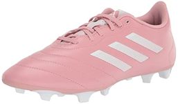 Adidas Unisex Goletto VIII Firm Ground Soccer Shoe, Wonder Mauve/White/White, 7.5 US Men