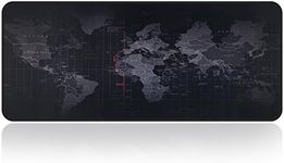 Large Gaming Mouse Map Pad with Nonslip Base-31.5x11.8x0.15 Inch|Extended XXL Size, Heavy|Thick, Comfy, Foldable Mat for Desktop, Laptop, Keyboard& More|Enjoy Precise & Smooth Operating Experience