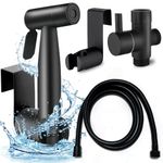 Rulism Handheld Bidet Sprayer for Toilet, Stainless Steel Jet Spray with Adjustable Water Pressure, Spray for Potty Toilet Hygiene,Bathing Pets etc