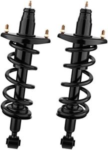 AUTOSAVER88 Rear Pair Complete Struts & Coil Spring Assembly Compatible with 2001-2005 Civic,Quick Struts Shock Kit