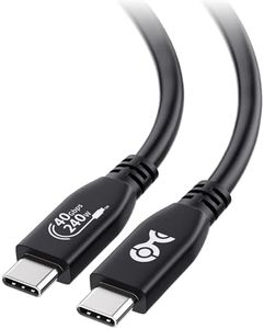 [USB-IF Certified] Cable Matters 40Gbps USB4 Cable - 1m, USB C Cable Supports 8K@60Hz, 4K@240Hz Video, 240W Charging, 40Gbps Data, Compatible with Thunderbolt 4, MacBook and More, Black