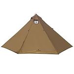 Longeek 4 Man Camping Tent Hiking Heated Shelter HUT Chimney Hot Tipi Easy Set Up