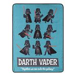 Northwest Star Wars Micro Raschel Throw Blanket, 46" x 60", Empire Rules