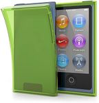 kwmobile Crystal Case Compatible with Apple iPod Nano 7 Soft TPU Silicone Protective Cover - Lemon Yellow