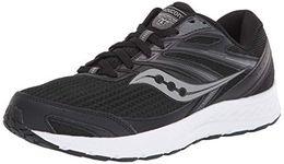 Saucony Men's Cohesion 13 Running Shoe, Black/ White, 10 M US