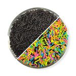 Dry Fruit Hub Vermicelli Combo Rainbow 250gm Chocolate Sprinkles 125gm, Sprinkles for Cake Decoration, Sprinkles for Cakes, Chocolate Sprinkles, Vermicelli, Sprinkles, Christmas Sprinkles