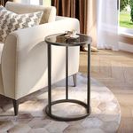 SAYGOER Small Side Table Round Glas