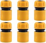 TOPWAYS 6 pack Hose End Quick Connect fitting 1/2" Hose Pipe Quick Connector