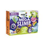 WONDERLAB Fun-Filled Slime-Making Kit for Children DIY Science Kit for Boys and Girls Aged Above 5 Years Glitters, Sparkles, Decoratives Included Learning Kit (Mega Kit 21+ Slimes)