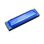 Zhujiehigh Harmonica, 10 Holes 20 Tones Kids Harmonica, Beginner Mouth Organ Key of C, Music Gifts for Musicians, Kids, Adults, Beginners, Performers Harmonica - Blue