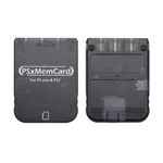 RetroScaler Psxmemcard PS1 Memory Card - Supports Firmware Upgrade and Save Data Game Card, Includes a 512MB Micro SD Card, for PS1 & PS One Game Console