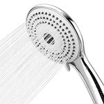 SAMODRA Shower Head - High Pressure Handheld Shower Heads Powerful Spray for Low Water Pressure Adjustable 6 Modes with Skin-Care Feminine Cleaning Function