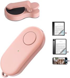 Remote Control Page Turner for Kindle Paperwhite Oasis Kobo eReaders,Kindle Clicker Page Turner Accessories for iPhone,iPad, Android Tablets Reading Novels,Camera Video Record&Shutter Selfie (Pink)