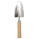 Tools Bae -Garden Hand Trowel Stainless Steel with Wooden Handle | Garden Tools for Home Garden | Wide Trowel for Digging Move Plants | Durable and Rust Free Shovel for Lawn & Professional Use!